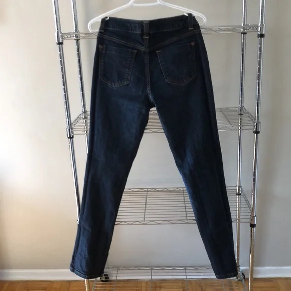 EUC DKNY JEANS. Dark blue Sz 8x32 reg, mid rise. - Picture 3 of 5